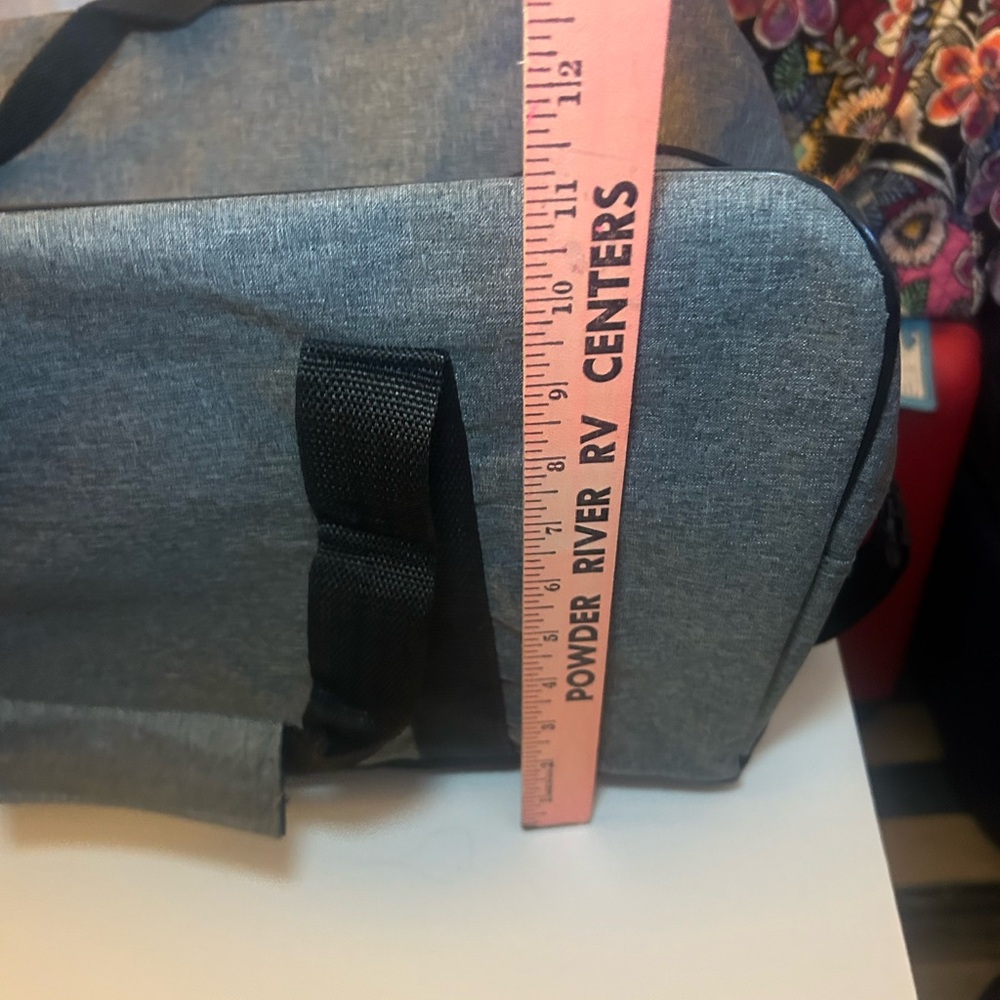 Broncos Gray Sports Duffel/gym/ overnight Bag - Picture 9 of 13